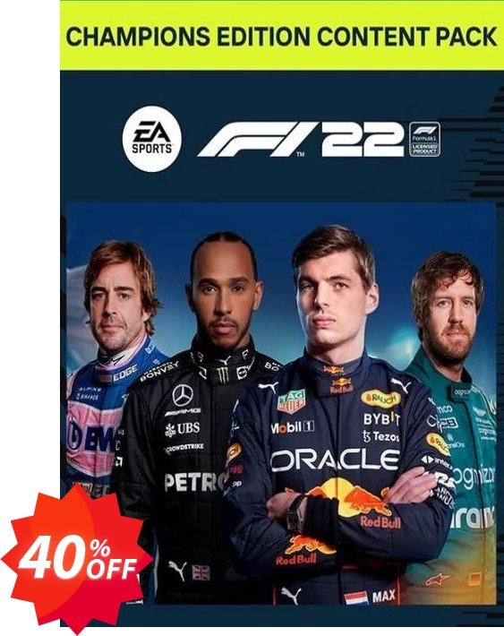 F1 22: Champions Edition Content Pack Xbox, US  Coupon code 40% discount 