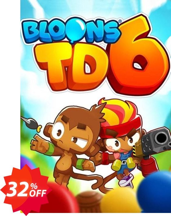 Bloons TD 6 PC Coupon code 32% discount 