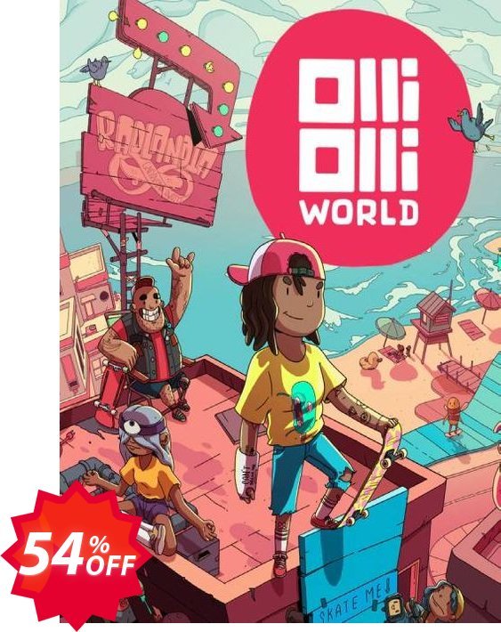 OlliOlli World PC Coupon code 54% discount 