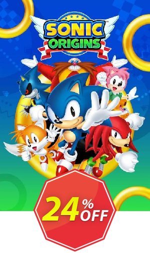 Sonic Origins PC Coupon code 24% discount 
