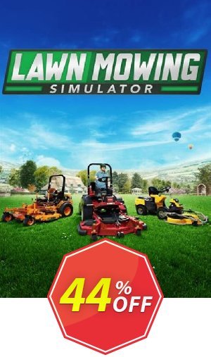 Lawn Mowing Simulator PC, WW  Coupon code 44% discount 