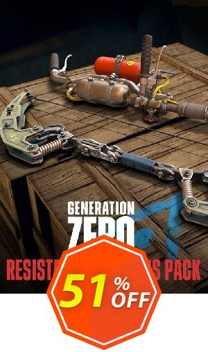 Generation Zero - Resistance Weapons Pack PC - DLC Coupon code 51% discount 