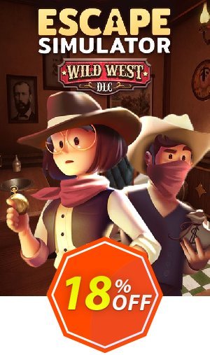 Escape Simulator: Wild West PC - DLC Coupon code 18% discount 