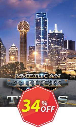 American Truck Simulator - Texas PC - DLC Coupon code 34% discount 