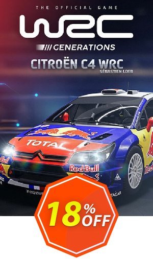 WRC Generations - Citroën C4 WRC 2010 PC - DLC Coupon code 18% discount 