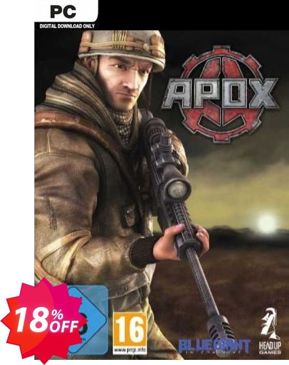 APOX PC Coupon code 18% discount 