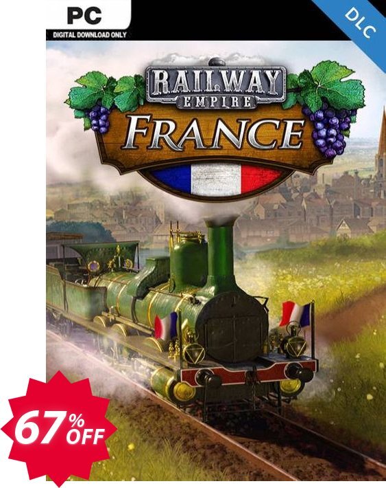 Railway Empire PC - France DLC Coupon code 67% discount 