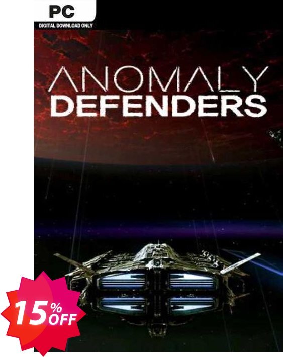 Anomaly Defenders PC Coupon code 15% discount 