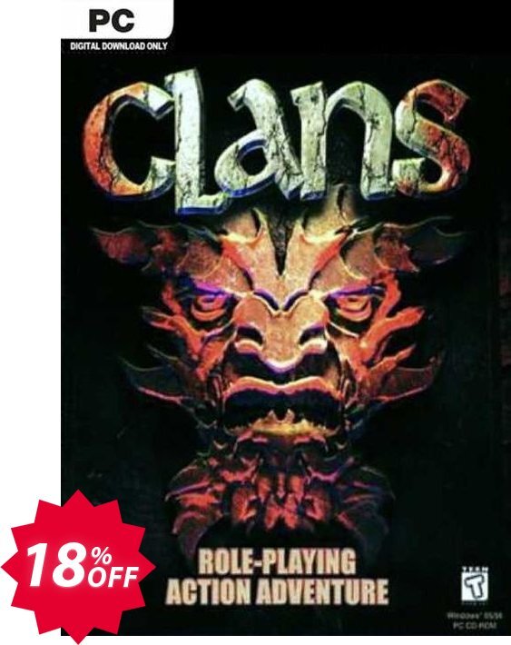 Clans PC Coupon code 18% discount 