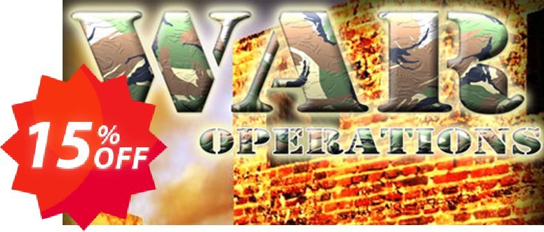 War Operations PC Coupon code 15% discount 