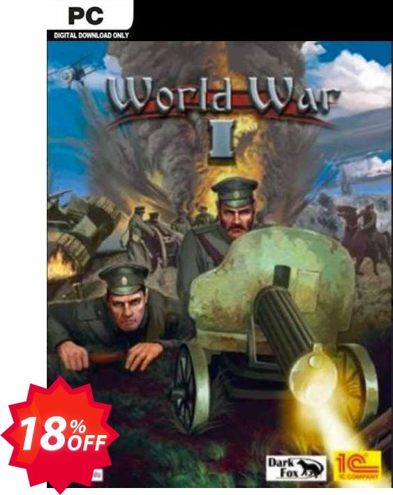 World War I PC Coupon code 18% discount 