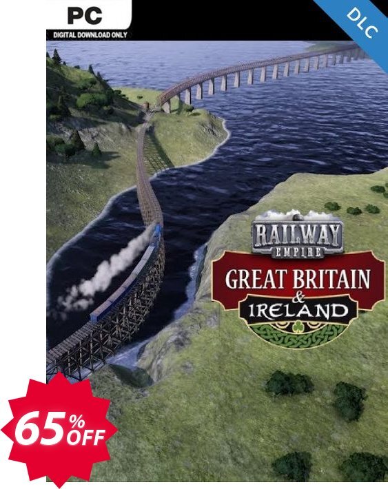 Railway Empire PC: Great Britain and Ireland DLC Coupon code 65% discount 