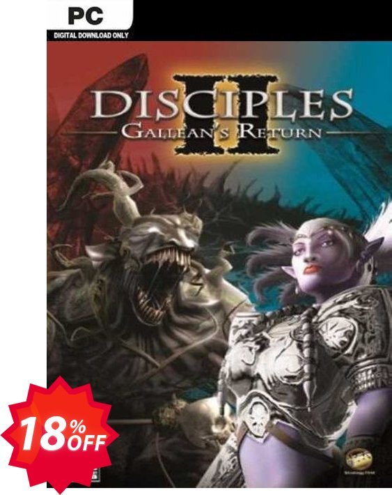 Disciples II Gallean's Return PC Coupon code 18% discount 