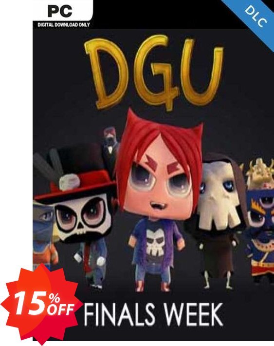 DGU Finals Week PC Coupon code 15% discount 