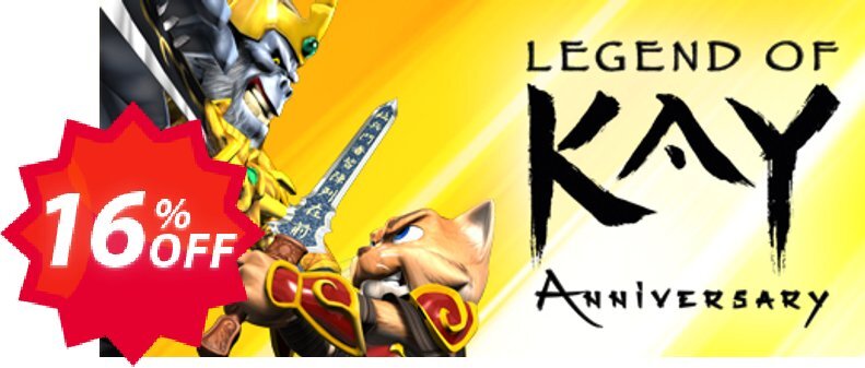 Legend of Kay Anniversary PC Coupon code 16% discount 