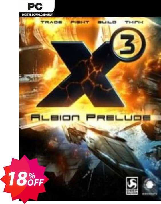 X3 Albion Prelude PC Coupon code 18% discount 