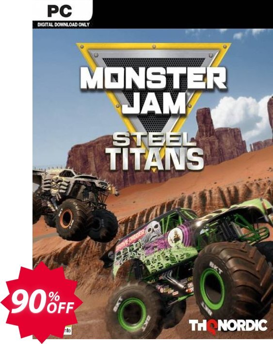 Monster Jam Steel Titans PC Coupon code 90% discount 