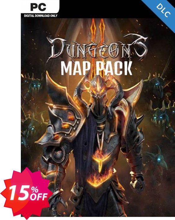 Dungeons Map Pack DLC PC Coupon code 15% discount 