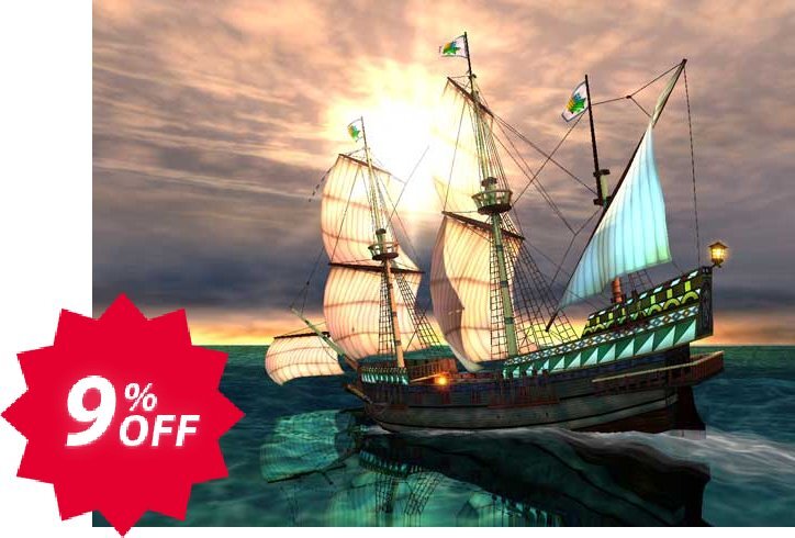 3PlaneSoft Galleon 3D Screensaver Coupon code 9% discount 
