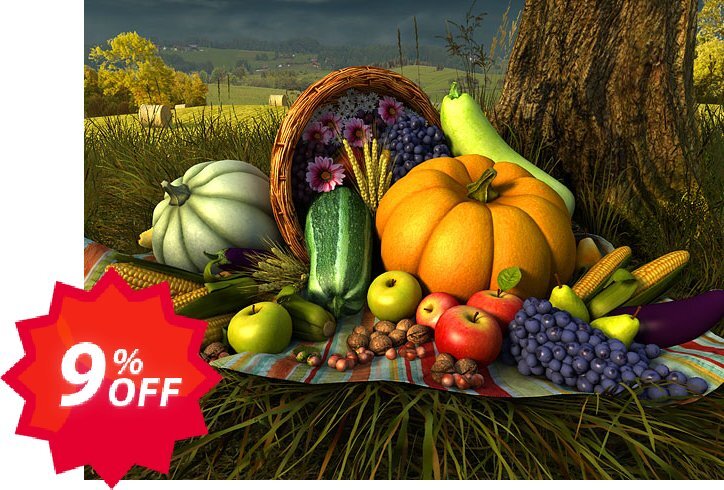 3PlaneSoft Thanksgiving Day 3D Screensaver Coupon code 9% discount 