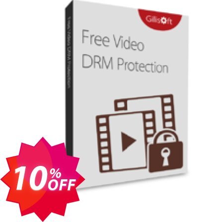 GiliSoft Video DRM Protection 3PC/Lifetime Coupon code 10% discount 