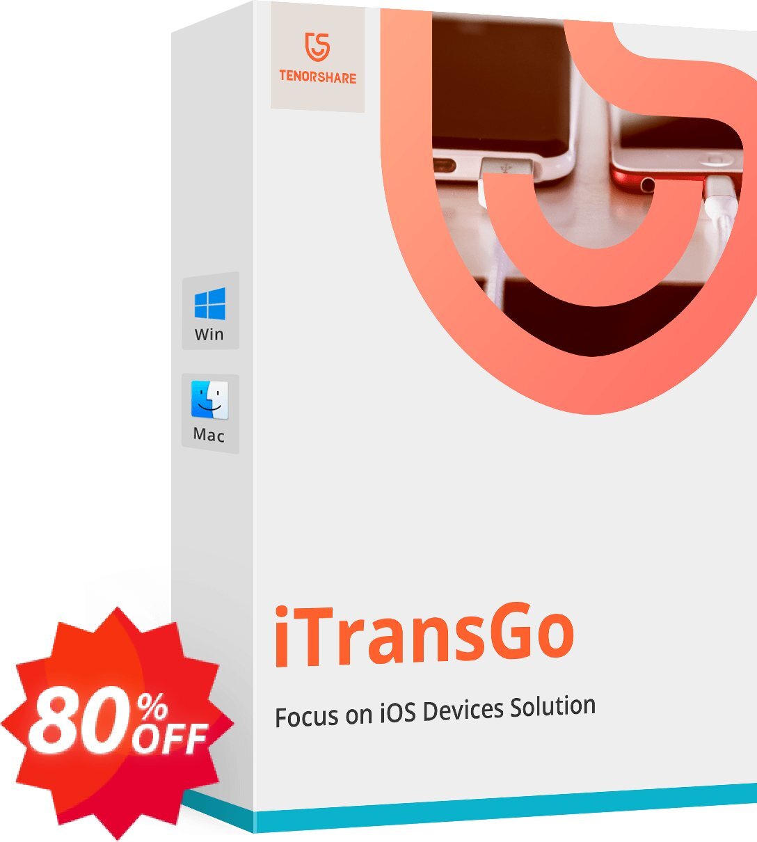 Tenorshare iTransGo, Lifetime Plan  Coupon code 80% discount 