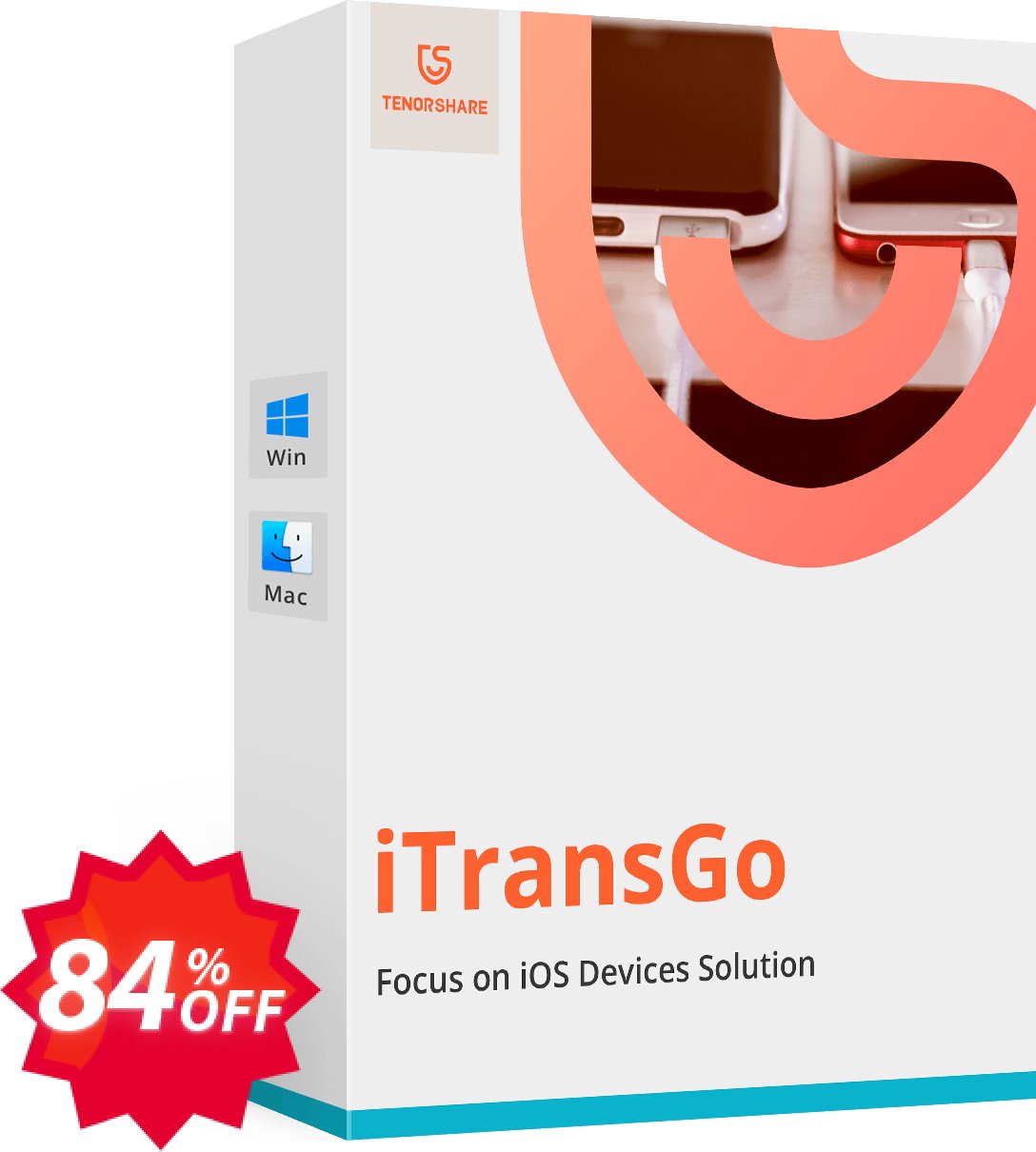 Tenorshare iTransGo for MAC, 11-15 Devices  Coupon code 84% discount 