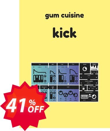 Gum cuisine kick Coupon code 41% discount 