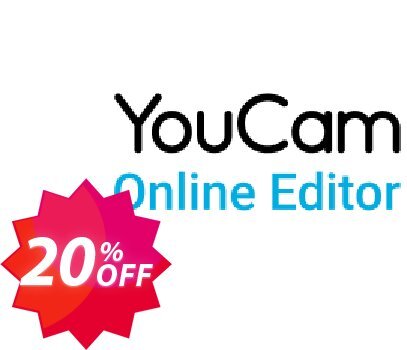 YouCam Online Editor - 1000 credits Coupon code 20% discount 