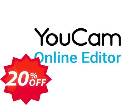 YouCam Online Editor - 20000 credits Coupon code 20% discount 