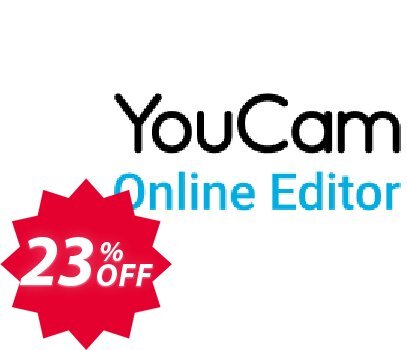 YouCam Online Editor - 500 credits/mo Coupon code 23% discount 