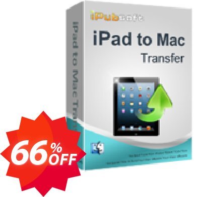 iPubsoft iPad to MAC Transfer Coupon code 66% discount 