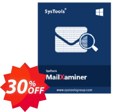 Mailxaminer Team Version Coupon code 30% discount 