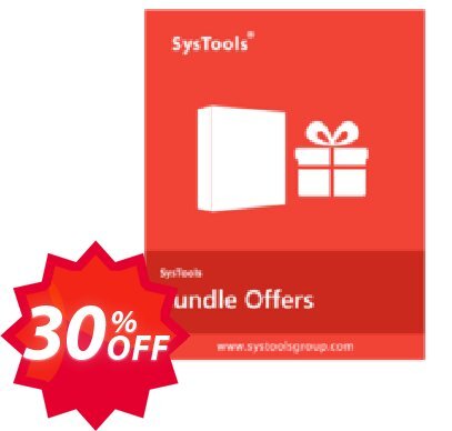 Systools Split PST + Outlook Recovery + PST Password Remover Coupon code 30% discount 