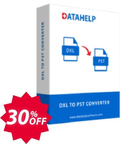 DataHelp DXL to PST Wizard Coupon code 30% discount 