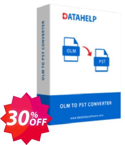 DataHelp OLM to PST Wizard Coupon code 30% discount 