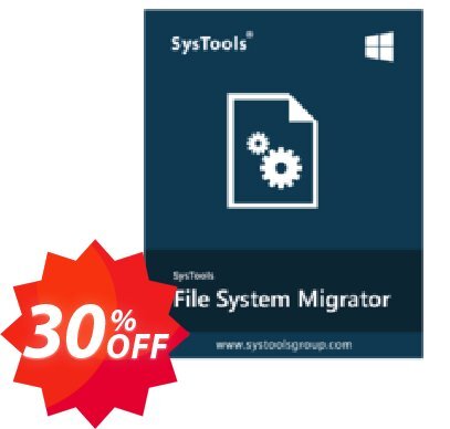 SysTools File System Migrator Coupon code 30% discount 