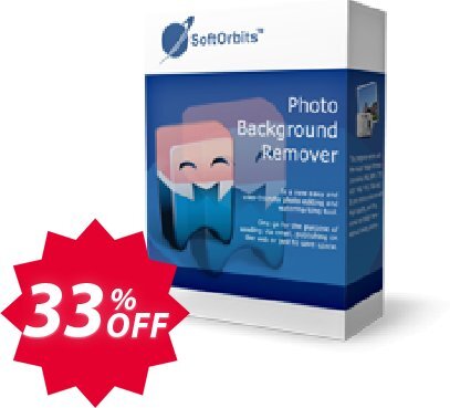 SoftOrbits Photo Background Remover Coupon code 33% discount 