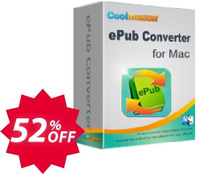 Coolmuster ePub Converter for MAC Coupon code 52% discount 