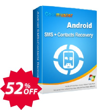 Coolmuster Android SMS+Contacts Recovery - Lifetime, 3 Devices, 3 PCs  Coupon code 52% discount 