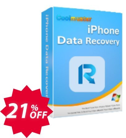 Coolmuster iPhone Data Recovery - Lifetime Plan, 1 PC, 5 Devices  Coupon code 21% discount 