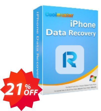 Coolmuster iPhone Data Recovery - Yearly Plan, 1 PC, 10 Devices  Coupon code 21% discount 