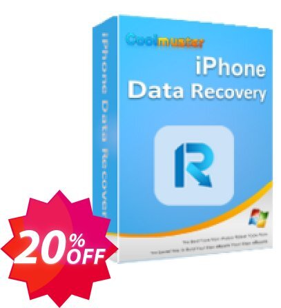 Coolmuster iPhone Data Recovery - Yearly, 1 PC, Unlimited Devices  Coupon code 20% discount 