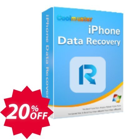 Coolmuster iPhone Data Recovery - Lifetime Plan, 1 PC, 10 Devices  Coupon code 20% discount 