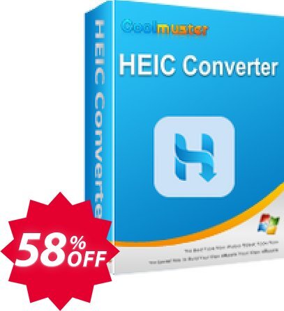 Coolmuster HEIC Converter - Yearly Plan, 1 PC  Coupon code 58% discount 