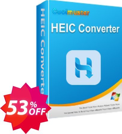 Coolmuster HEIC Converter - Yearly Plan, 10 PCs  Coupon code 53% discount 