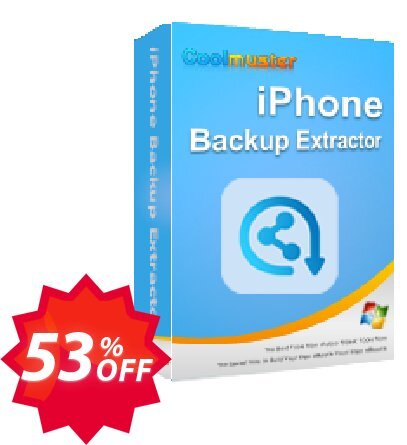 Coolmuster iPhone Backup Extractor - Lifetime Plan, 1 PC  Coupon code 53% discount 