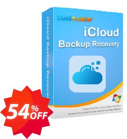 Coolmuster iCloud Backup Recovery - Yearly Plan, 1 PC  Coupon code 54% discount 