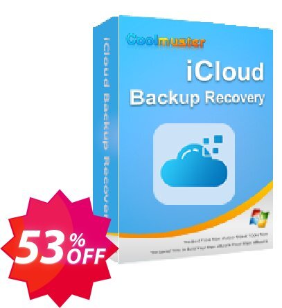 Coolmuster iCloud Backup Recovery - Yearly Plan, 5 PCs  Coupon code 53% discount 