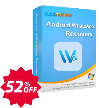 Coolmuster Android WhatsApp Recovery - Lifetime Plan, 3 Devices, 1 PC  Coupon code 52% discount 